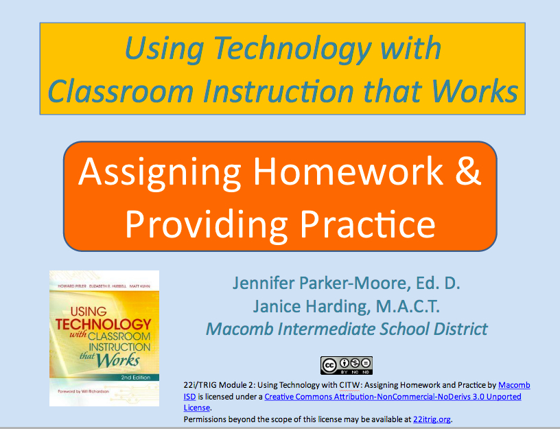 Assigning Homework & Providing Practice Presentation